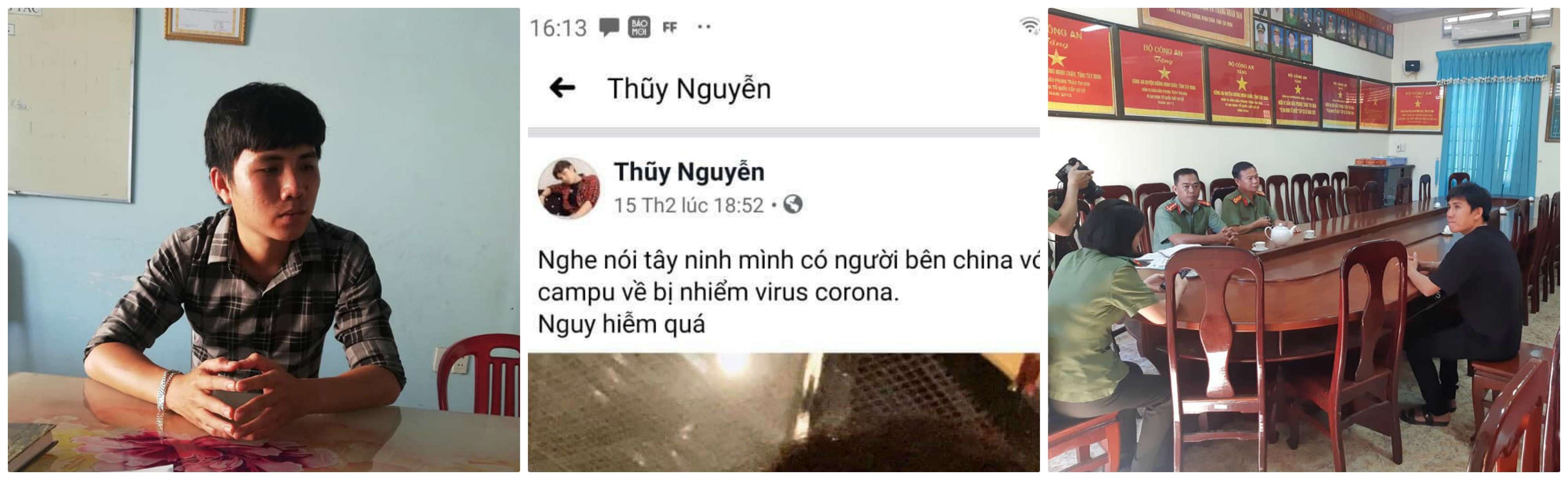 Công an huyện Dương Minh Châu xử phạt vi phạm hành chính về hành vi cung cấp nội dung thông tin sai sự thật về dịch bệnh Corona (Covid-19) trên mạng xã hội Facebook